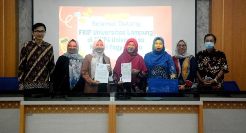 Fmipa Uny Merintis Kerjasama Dengan Universitas Lampung | Universitas 